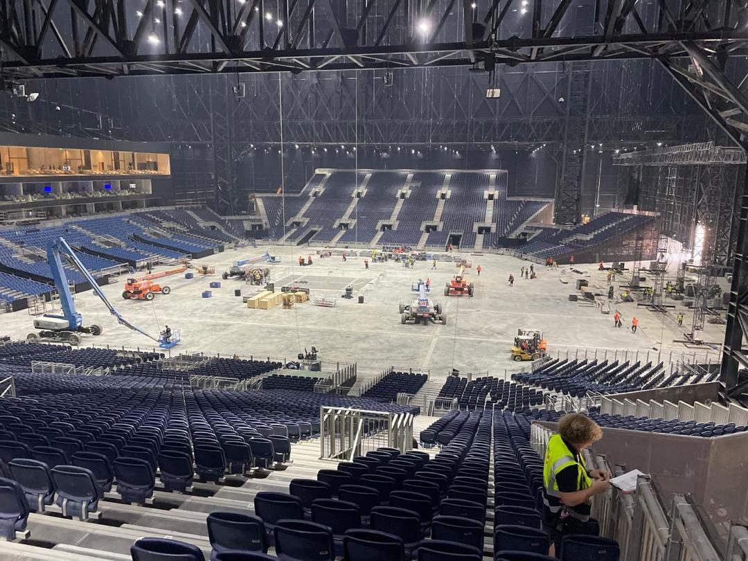 New Al-Hilal Club Stadium crane rental, heavy equipment rental, crane, man lift, scissor lift, boom truck, telehandler, lifting services, construction equipment hire, crane company in Saudi Arabia