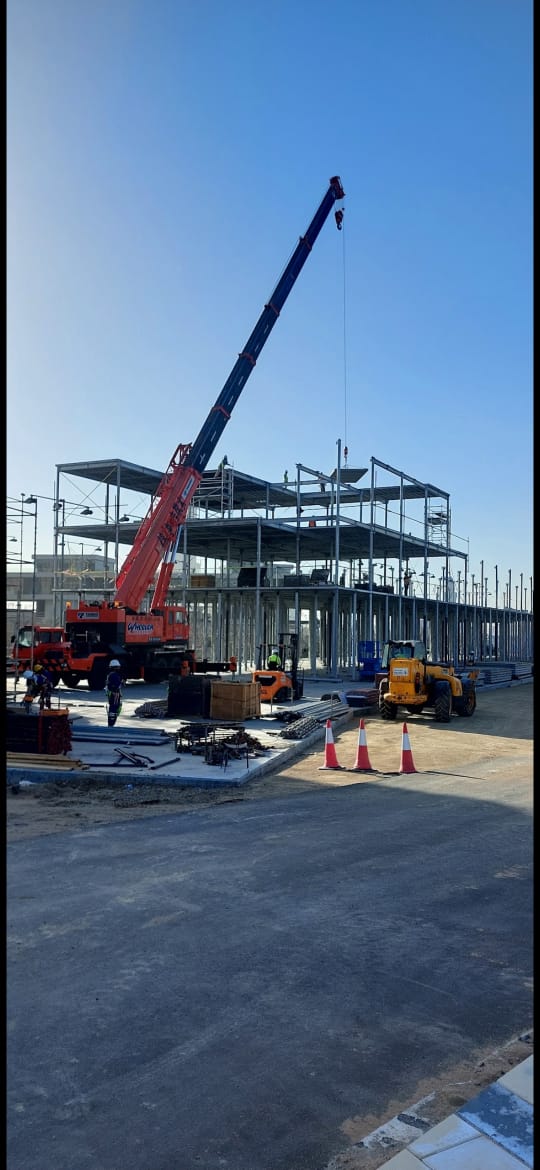 King Abdullah Financial Center crane rental, heavy equipment rental, crane, man lift, scissor lift, boom truck, telehandler, lifting services, construction equipment hire, crane company in Saudi Arabia
